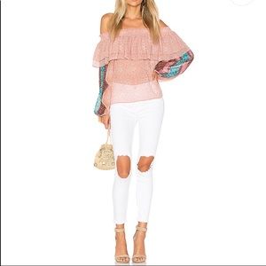 BNWT your new white distressed jeans